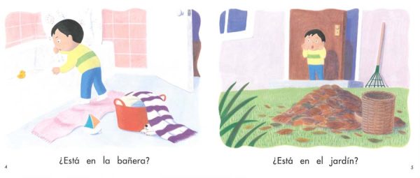 Interior spread #1 for ¿Dónde está mi perrito? by Caroline Hatton and Hideko Takahashi