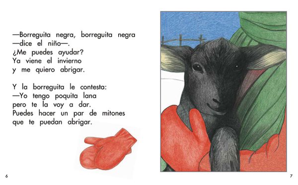 Interior spread #3 for Borreguita negra by Barbara Flores; Elena Castro; Eddie Hernández and Michael Ramirez; Mary Ramírez-Greene