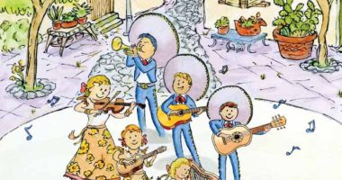 Front cover for The Mariachi by Elena Castro; Barbara Flores; Eddie Hernandez