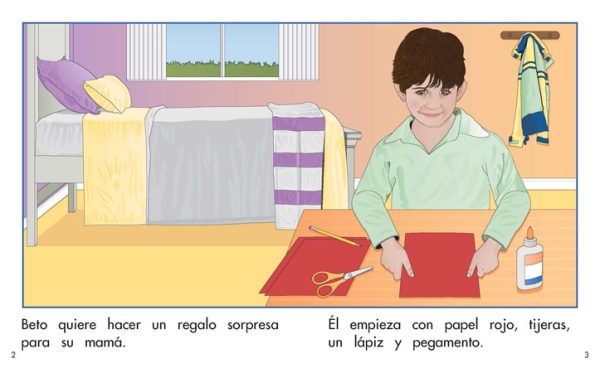 Interior spread #2 for Una sorpresa para mamá by Barbara Flores; Elena Castro; Eddie Hernández