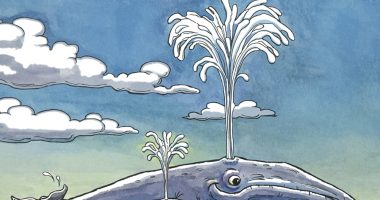 Front cover for Marina the Whale by Barbara M. Flores; Elena Castro; Eddie Hernández and Carlos Senties