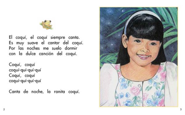 Interior spread #2 for El coquí by Barbara Flores; Elena Castro; Eddie Hernández and Michael Ramirez