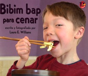 Front cover for Bibim bap para cenar by Laura Williams and Laura E. Williams