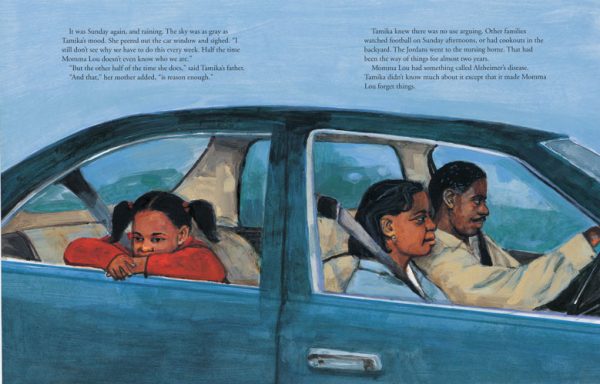 Interior spread #3 for Singing with Momma Lou by Linda Jacobs Altman and Larry Johnson