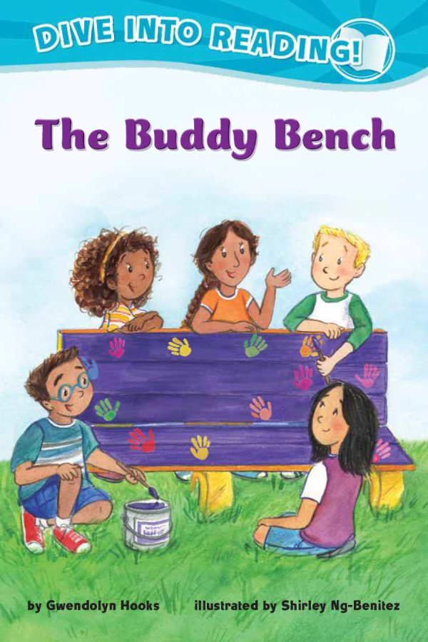 Front cover for The Buddy Bench (Confetti Kids #8) by Gwendolyn Hooks and Shirley Ng-Benitez