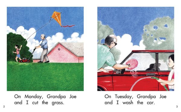 Interior spread #2 for My Grandpa Joe by Elena Castro; Barbara Flores; Eddie Hernandez and Michael Ramirez