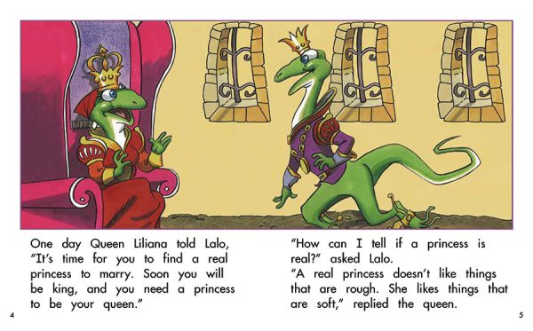 Interior spread #2 for Searching for a Real Princess by Barbara Flores; Elena Castro; Eddie Hernández and James Florez