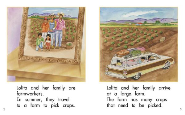 Interior spread #2 for Lolita on a Farm by Barbara Flores; Elena Castro; Eddie Hernández