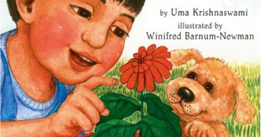 Front cover for Hello Flower by Uma Krishnaswami and Winifred Barnum-Newman