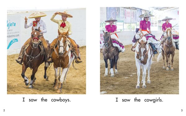 Interior spread #2 for The Rodeo by Elena Castro; Barbara Flores; Eddie Hernandez