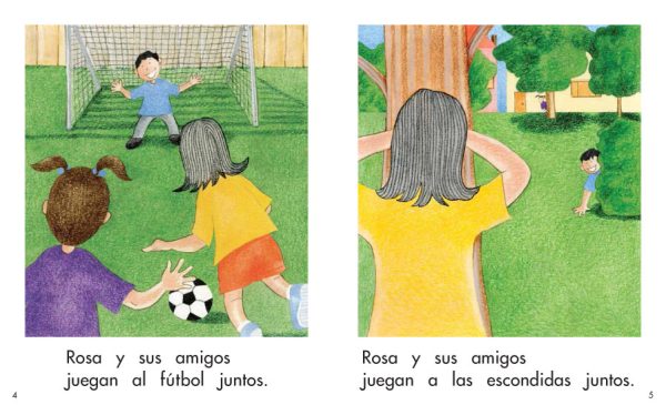 Interior spread #3 for Rosa y sus amigos by Elena Castro; Barbara Flores; Eddie Hernandez and Michael Ramirez