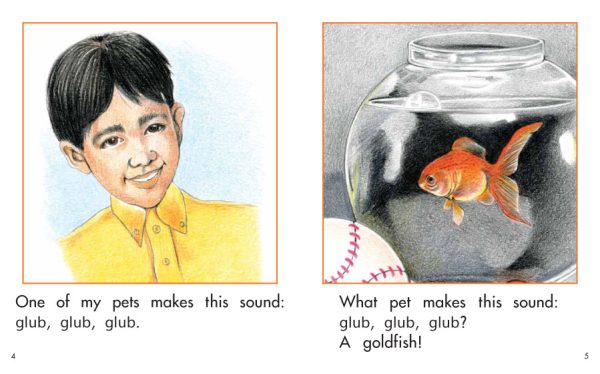 Interior spread #3 for My Pets by Elena Castro; Barbara Flores; Eddie Hernandez and Michael Ramirez; Mary Ramírez-Greene