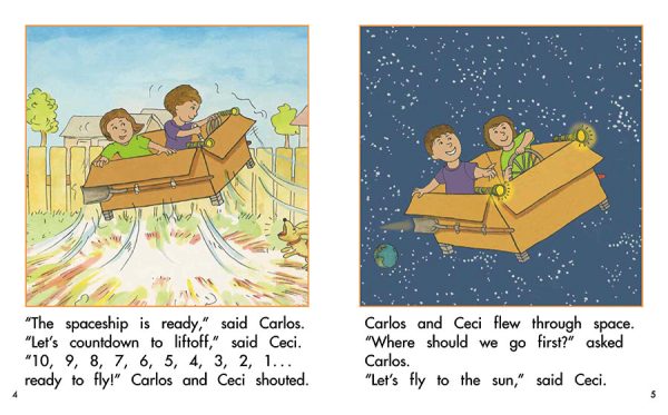 Interior spread #2 for The Journey of Carlos and Ceci by Barbara Flores; Elena Castro; Eddie Hernández and Sergio Ramirez