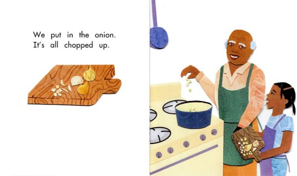 Interior spread #2 for Go Go Gumbo by Adjoa Burrowes and Adjoa J. Burrowes