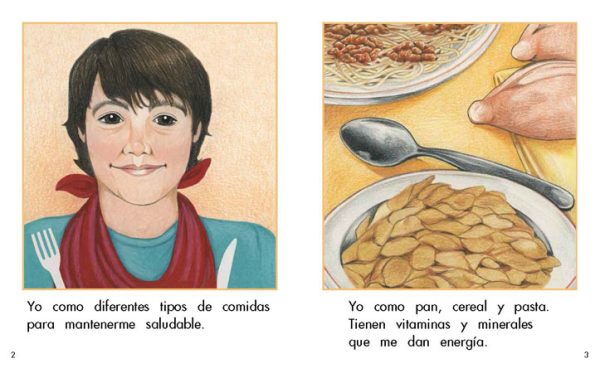 Interior spread #2 for Lo que como yo by Barbara Flores; Elena Castro; Eddie Hernández and Michael Ramirez