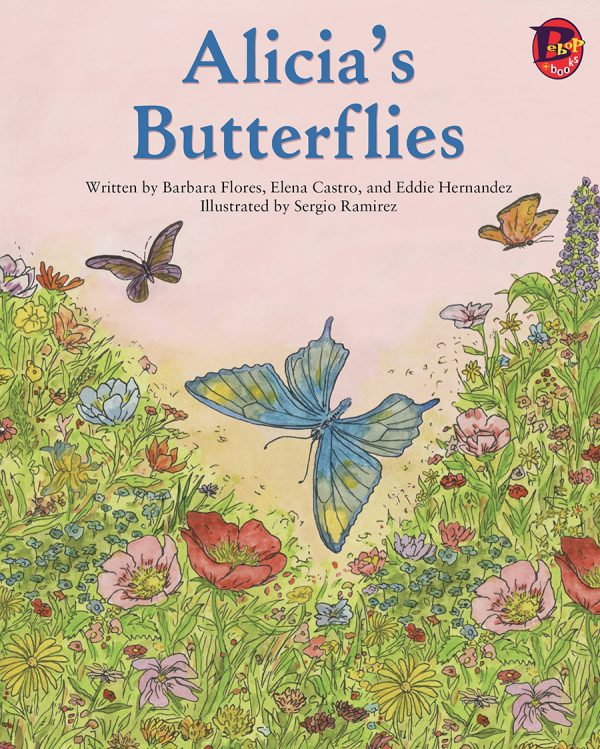 Front cover for Alicia's Butterflies by Barbara Flores; Elena Castro; Eddie Hernández and Sergio Ramirez