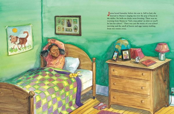 Interior spread #1 for Janna and the Kings by Patricia Smith and Aaron Boyd