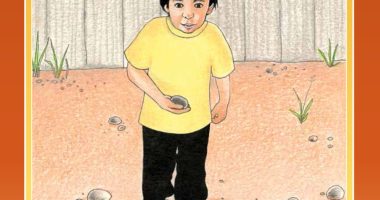 Front cover for I Found A Rock by Elena Castro; Barbara Flores; Eddie Hernandez and Michael Ramirez; Mary Ramírez-Greene