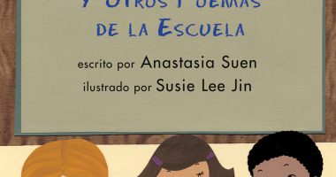 Front cover for Los lápices hablan y otros poemas de la Escuela by Anastasia Suen and Susie Lee Jin