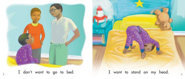 Interior spread #2 for Bedtime Fun by Barbara Newkirk and Laura Freeman