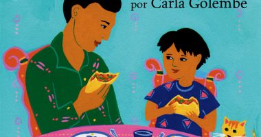 Front cover for Vamos a hacer tacos by Carla Golembe and Carla Golembe