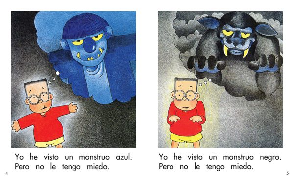 Interior spread #3 for No les tengo miedo by Elena Castro; Barbara Flores; Eddie Hernandez and Michael Ramirez