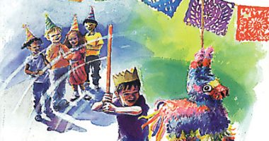 Front cover for Piñata Party by Mimi Chapra and Christy Hale