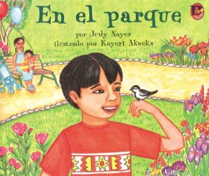 Front cover for En el parque by Judy Nayer and Kayeri Akweks