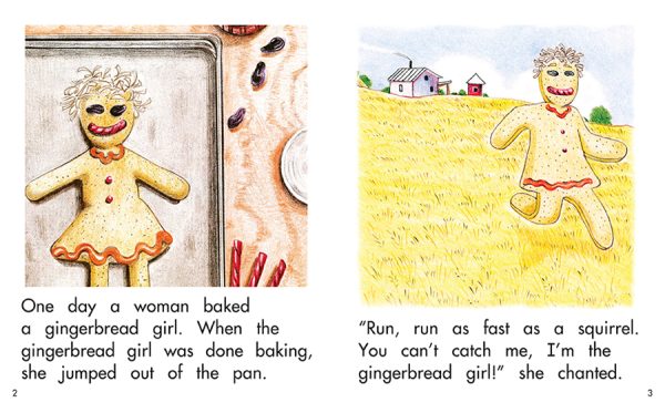 Interior spread #2 for The Gingerbread Girl by Elena Castro; Barbara Flores; Eddie Hernandez and Michael Ramirez