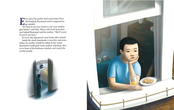 Interior spread #1 for Raymond's Perfect Present by Therese On Louie and Suling Wang