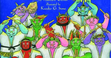 Front cover for Ten Oni Drummers - Bebop by Matthew Gollub and Kazuko Stone