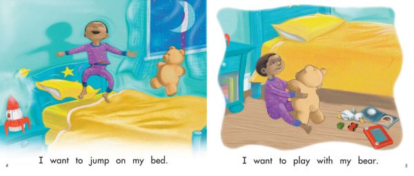 Interior spread #1 for Bedtime Fun by Barbara Newkirk and Laura Freeman