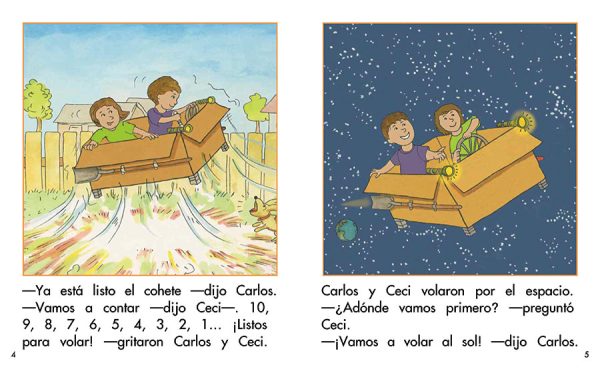 Interior spread #2 for El viaje de Carlos y Ceci by Barbara Flores; Elena Castro; Eddie Hernández and Sergio Ramirez