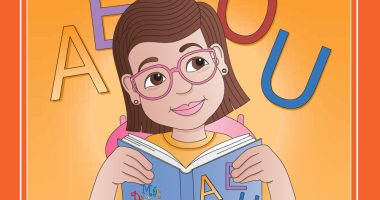 Front cover for Las vocales by Elena Castro; Barbara Flores; Eddie Hernandez and Michael Ramirez