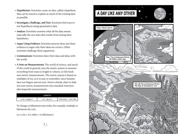 Interior spread #2 for The Doomsday Detectives by Cindy Jenson-Elliott and Theo Nicole Lorenz