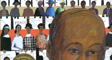 Front cover for John Lewis in the Lead by Jim Haskins; Kathleen Benson and Benny Andrews