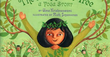 Front cover for The Happiest Tree by Uma Krishnaswami and Ruth Jeyaveeran