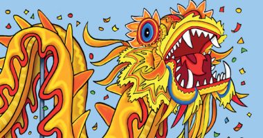 Front covernull for Golden Dragon Parade by Anastasia Suen and Priscilla Burris