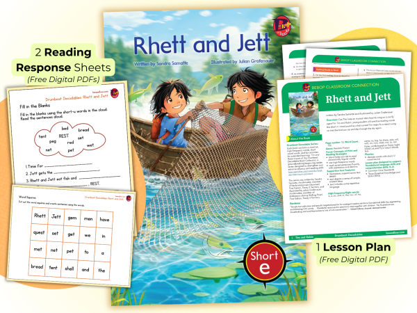 Featured image #1 for Rhett and Jett (Drumbeat Decodable Book Collection #4) by Sandra Samatte and Julian Grafenauer
