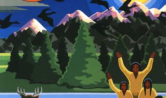 Front covernull for Giving Thanks by Chief Jake Swamp and Erwin Printup Jr.